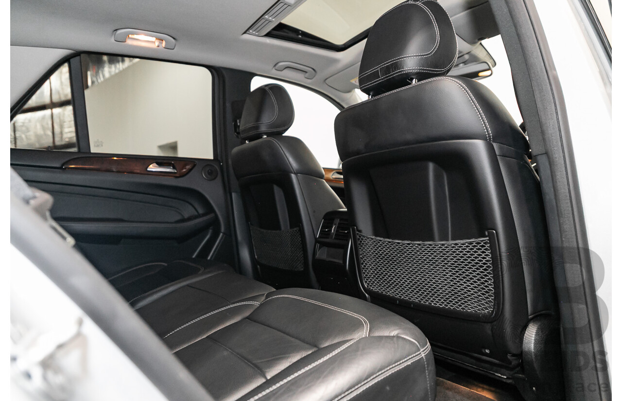 3/2014 Mercedes Benz ML 400 (4x4) AMG Sports Pack 166 MY14 4d Wagon Iridium Silver Metallic Twin Turbo V6 3.0L