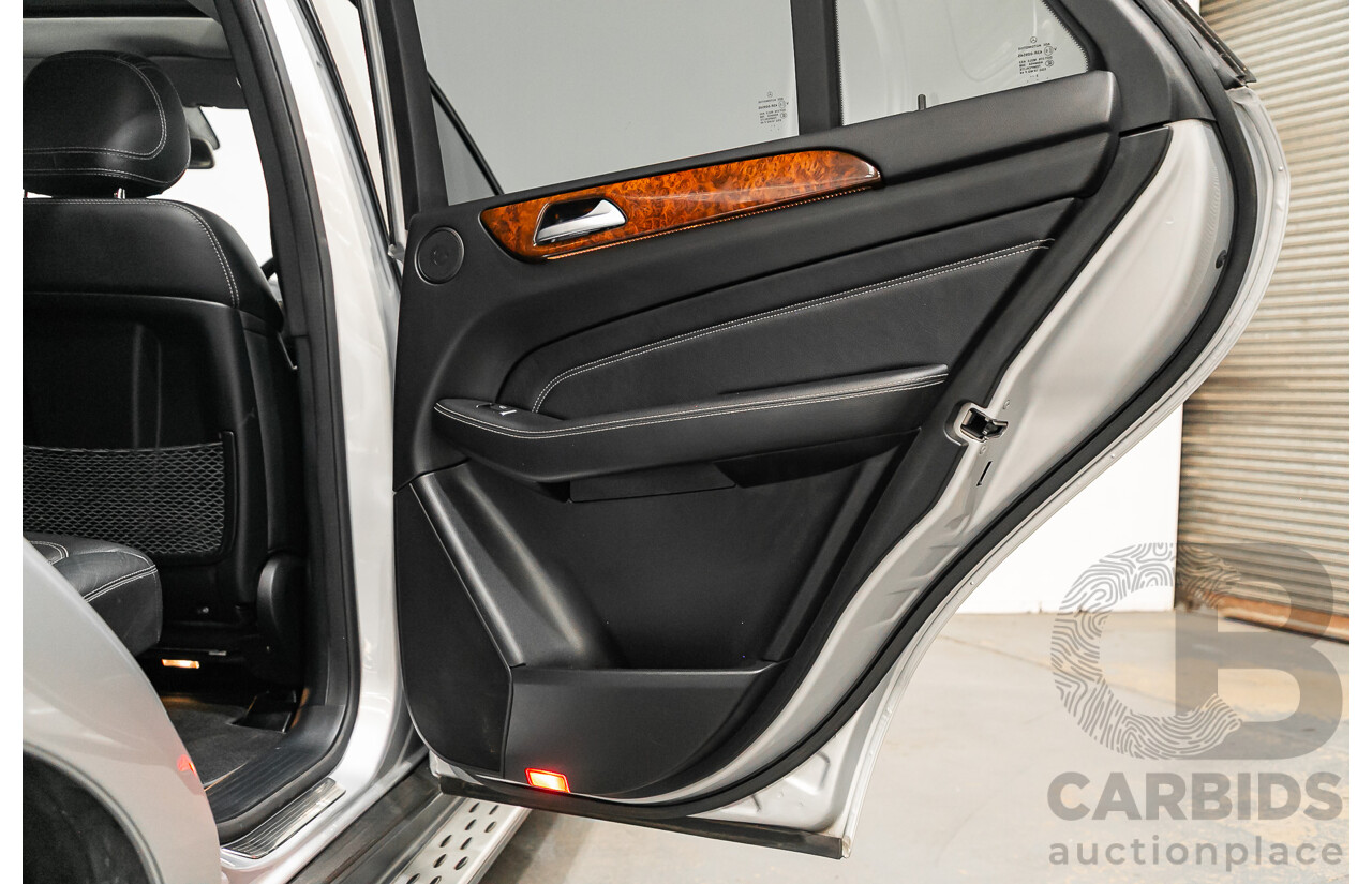 3/2014 Mercedes Benz ML 400 (4x4) AMG Sports Pack 166 MY14 4d Wagon Iridium Silver Metallic Twin Turbo V6 3.0L