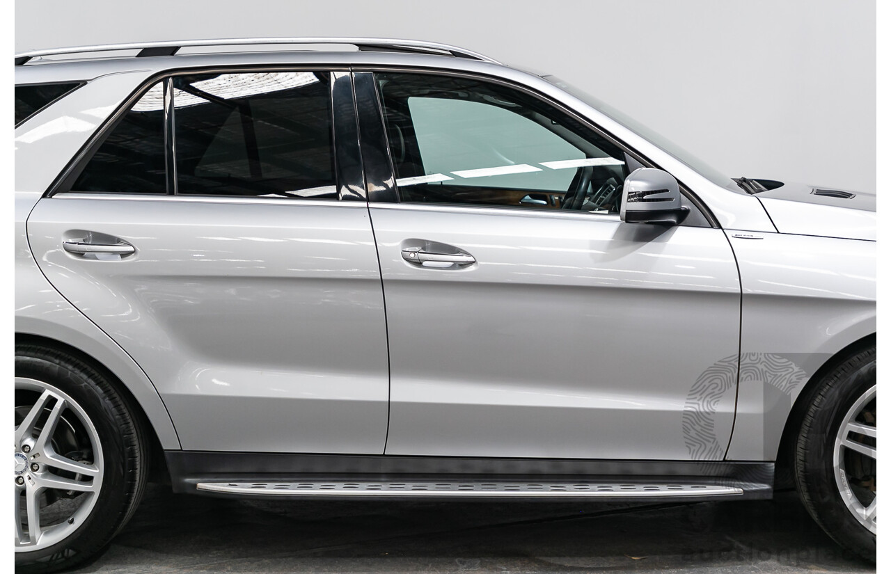 3/2014 Mercedes Benz ML 400 (4x4) AMG Sports Pack 166 MY14 4d Wagon Iridium Silver Metallic Twin Turbo V6 3.0L