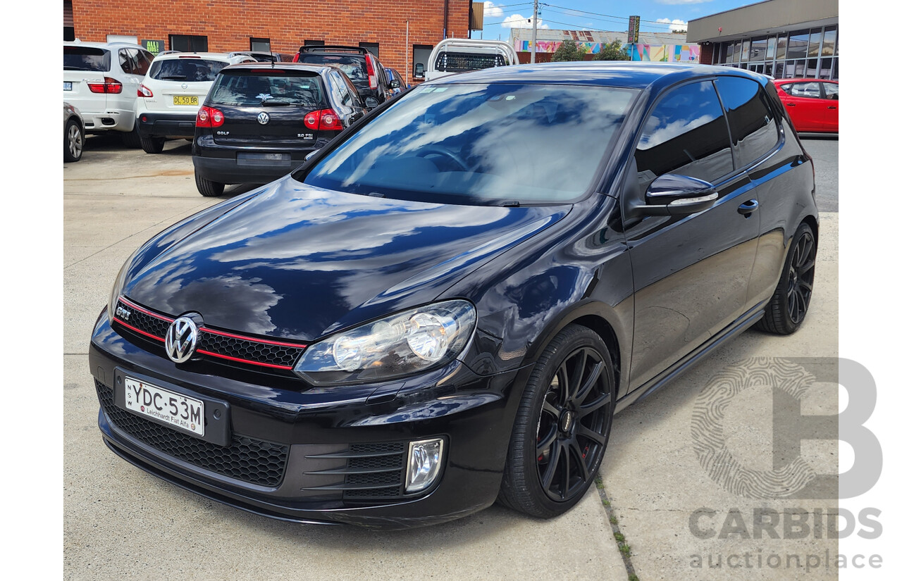 10/2009 Volkswagen Golf GTi 1K MY10 3d Hatchback Black 2.0L