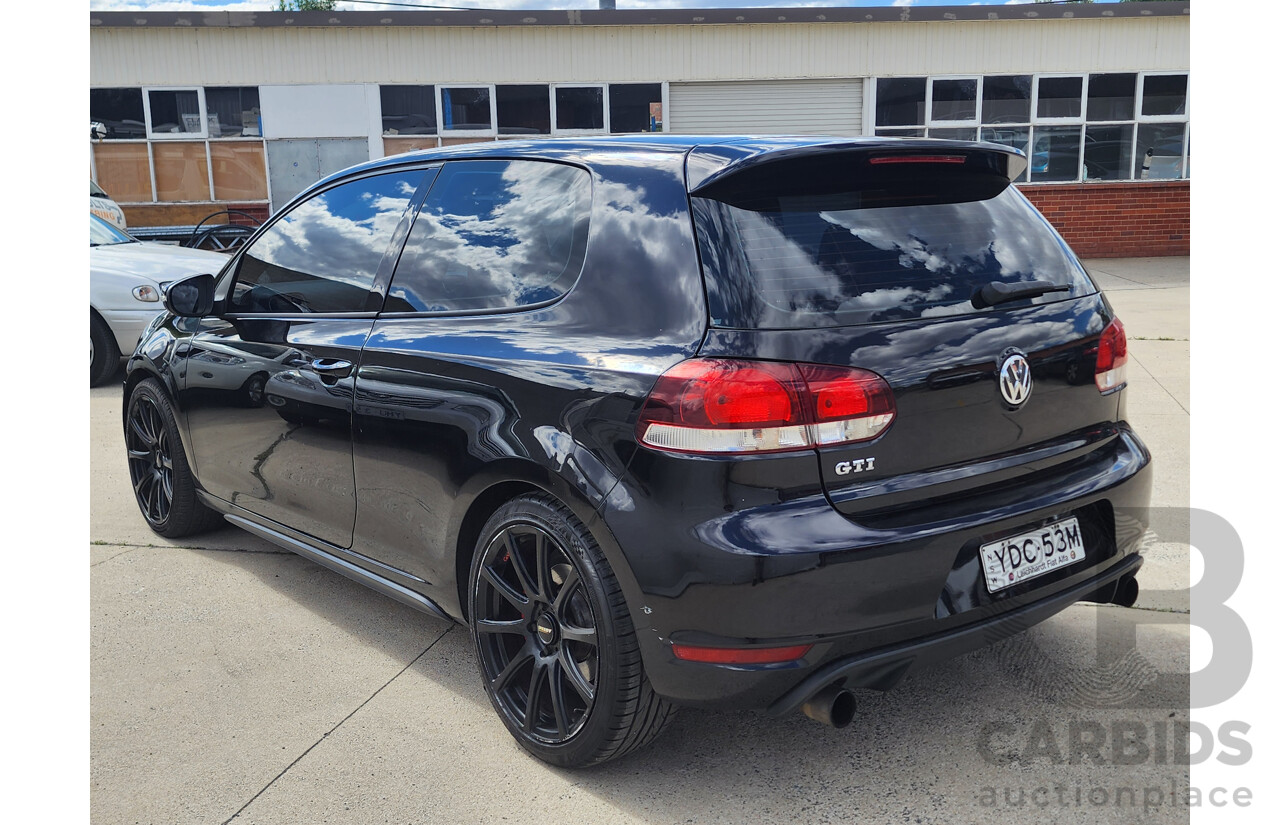 10/2009 Volkswagen Golf GTi 1K MY10 3d Hatchback Black 2.0L