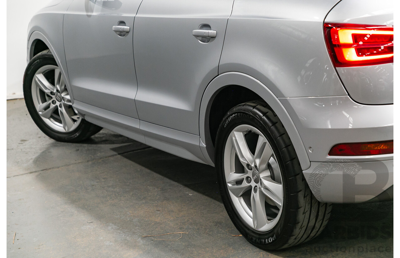 5/2015 Audi Q3 2.0 TFSI SPORT QUATTRO (132kW) AWD 8U MY16 4D Wagon Florett Silver Metallic Turbo 2.0L