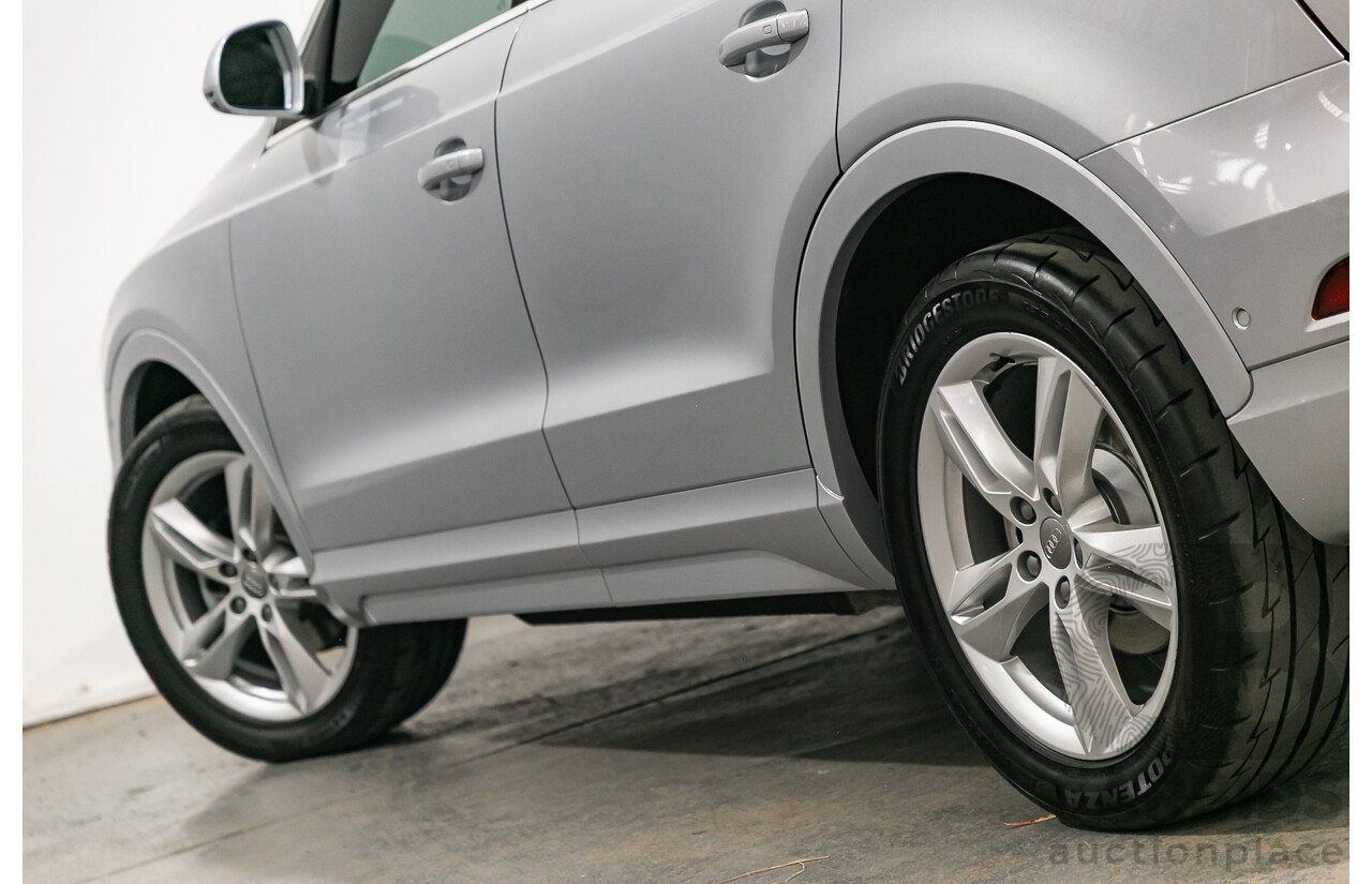 5/2015 Audi Q3 2.0 TFSI SPORT QUATTRO (132kW) AWD 8U MY16 4D Wagon Florett Silver Metallic Turbo 2.0L