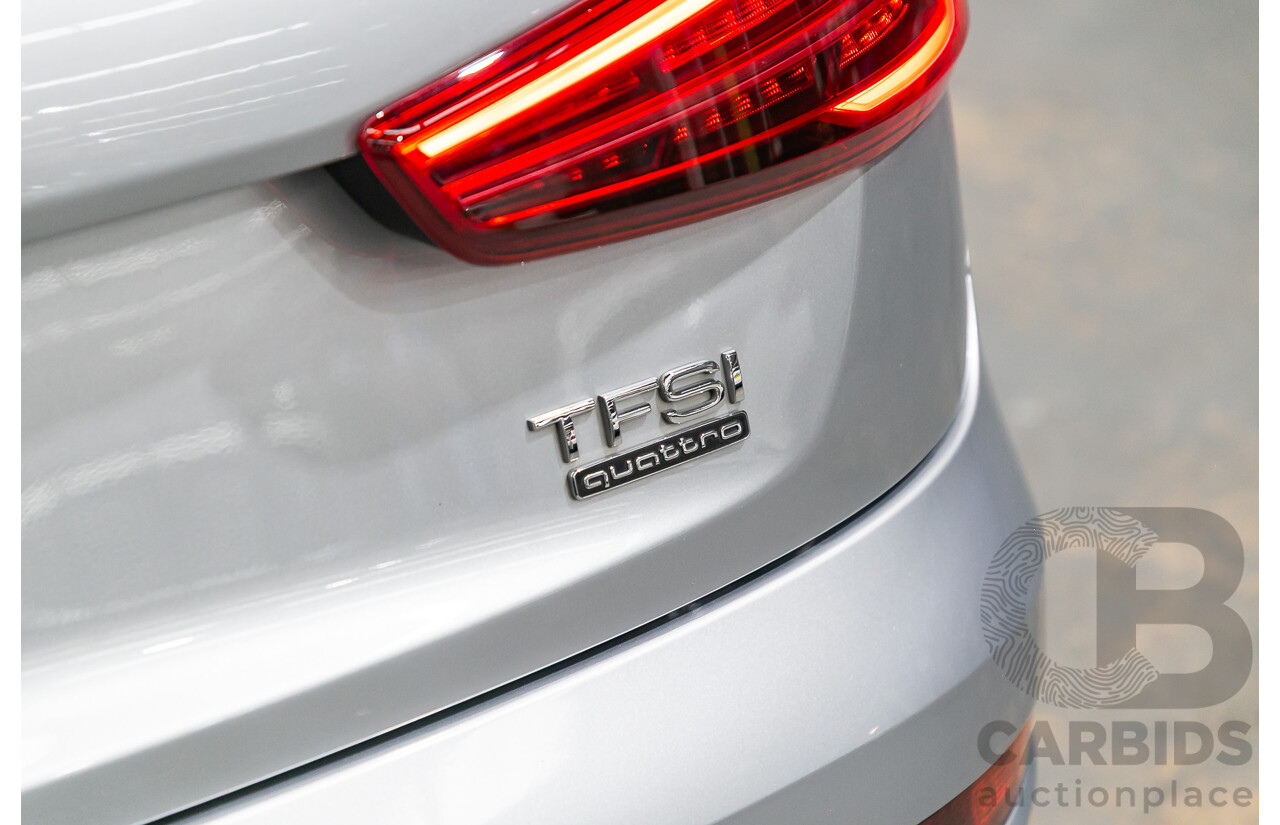 5/2015 Audi Q3 2.0 TFSI SPORT QUATTRO (132kW) AWD 8U MY16 4D Wagon Florett Silver Metallic Turbo 2.0L