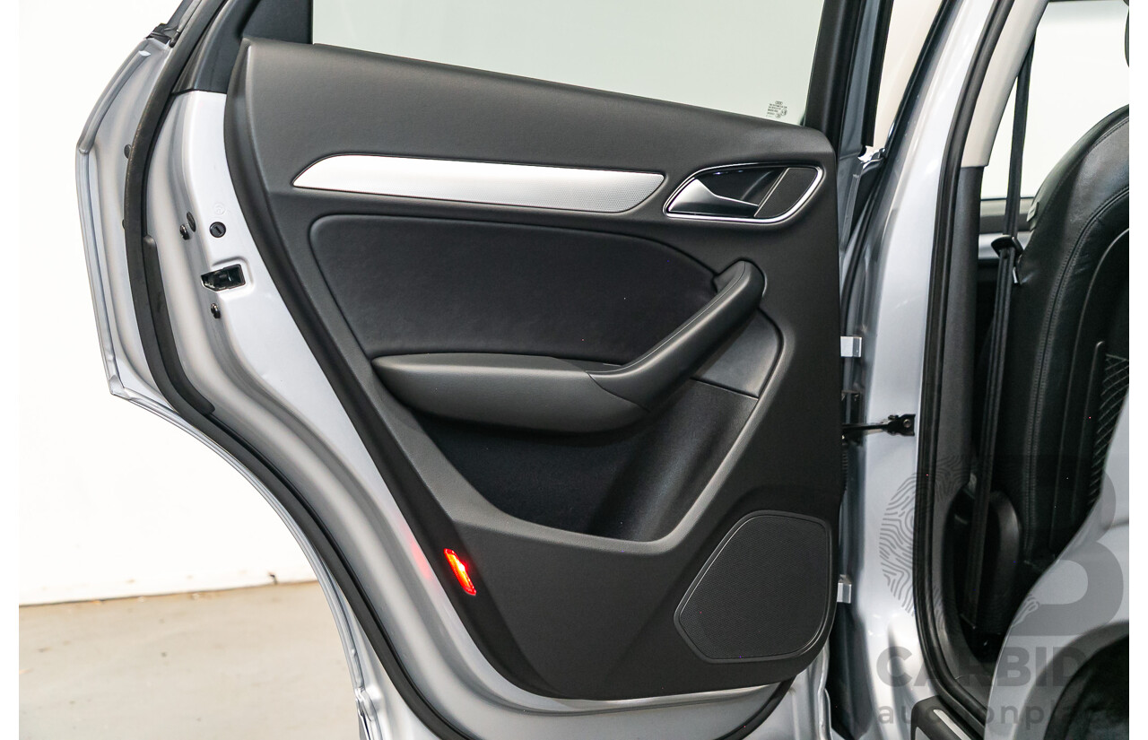 5/2015 Audi Q3 2.0 TFSI SPORT QUATTRO (132kW) AWD 8U MY16 4D Wagon Florett Silver Metallic Turbo 2.0L