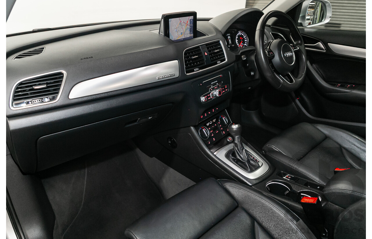 5/2015 Audi Q3 2.0 TFSI SPORT QUATTRO (132kW) AWD 8U MY16 4D Wagon Florett Silver Metallic Turbo 2.0L
