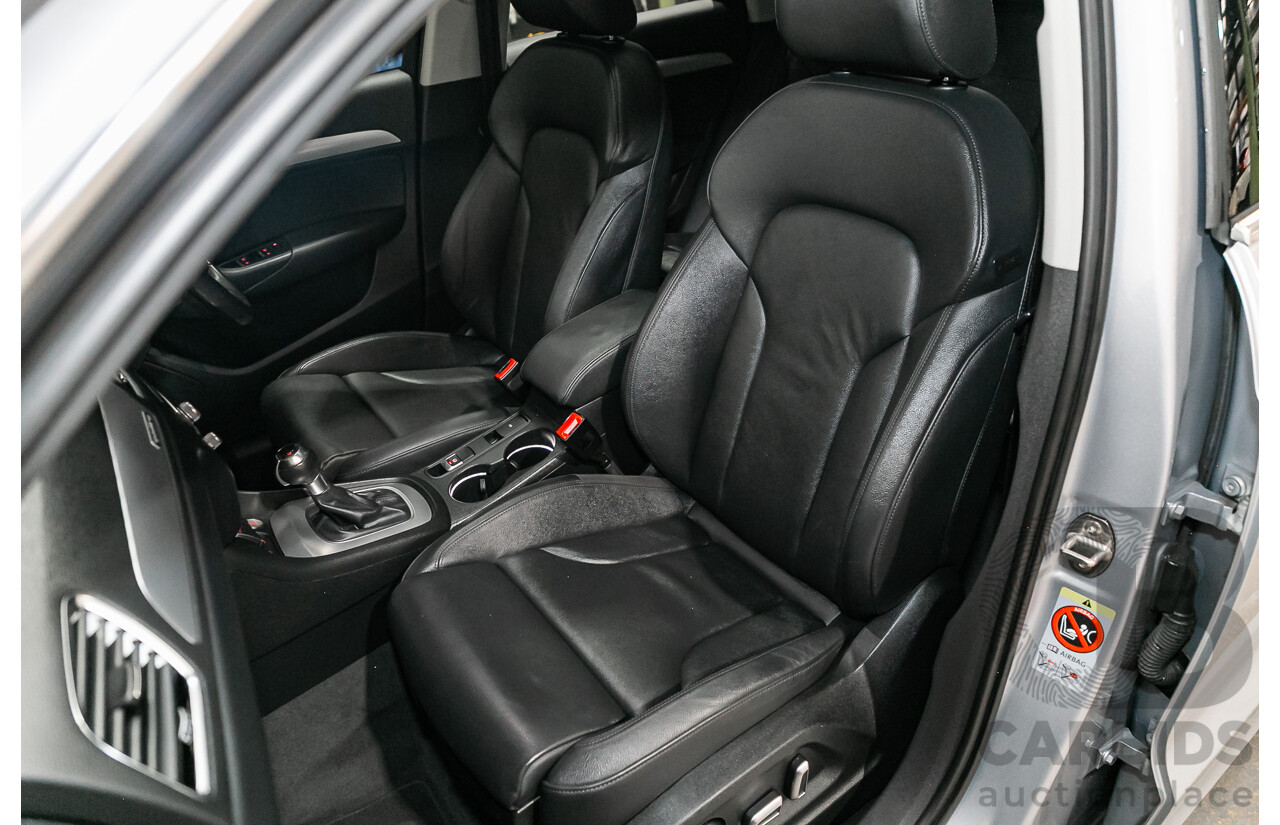 5/2015 Audi Q3 2.0 TFSI SPORT QUATTRO (132kW) AWD 8U MY16 4D Wagon Florett Silver Metallic Turbo 2.0L