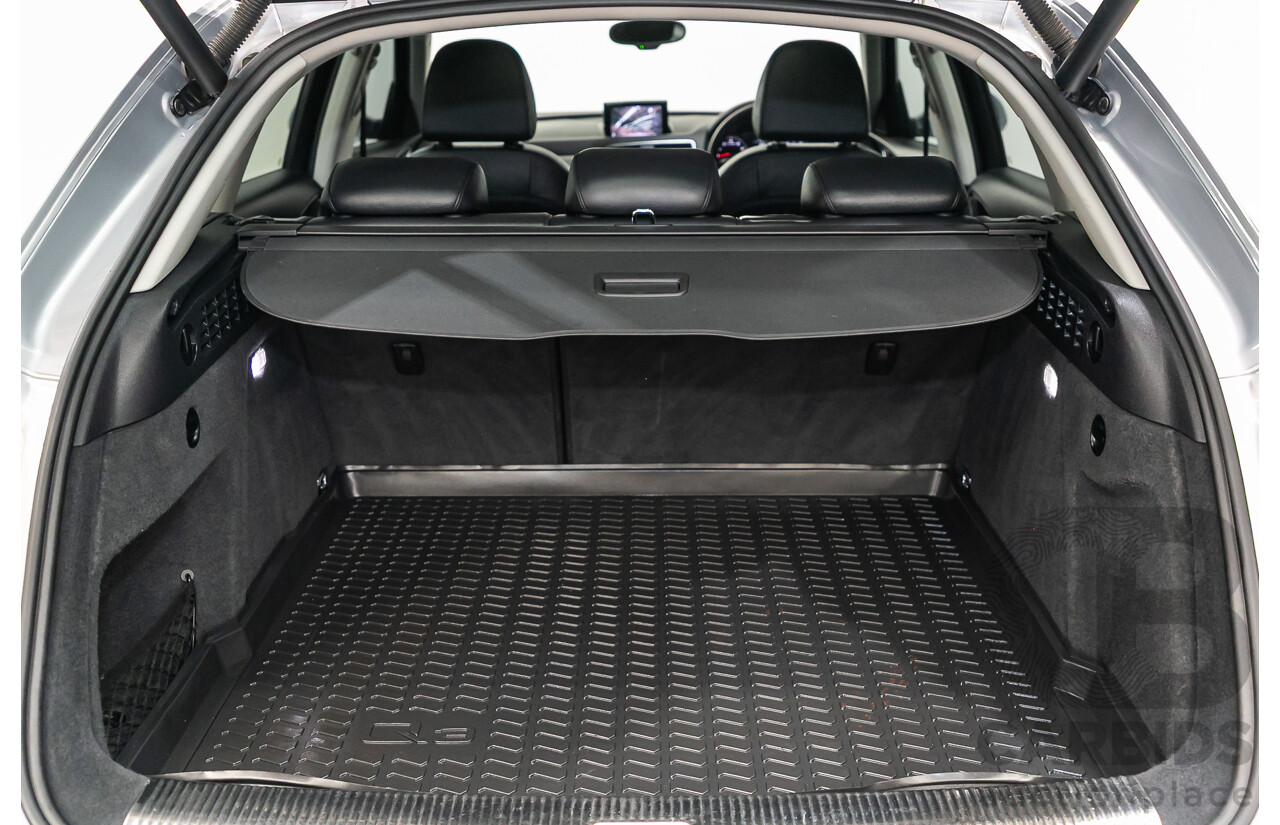 5/2015 Audi Q3 2.0 TFSI SPORT QUATTRO (132kW) AWD 8U MY16 4D Wagon Florett Silver Metallic Turbo 2.0L