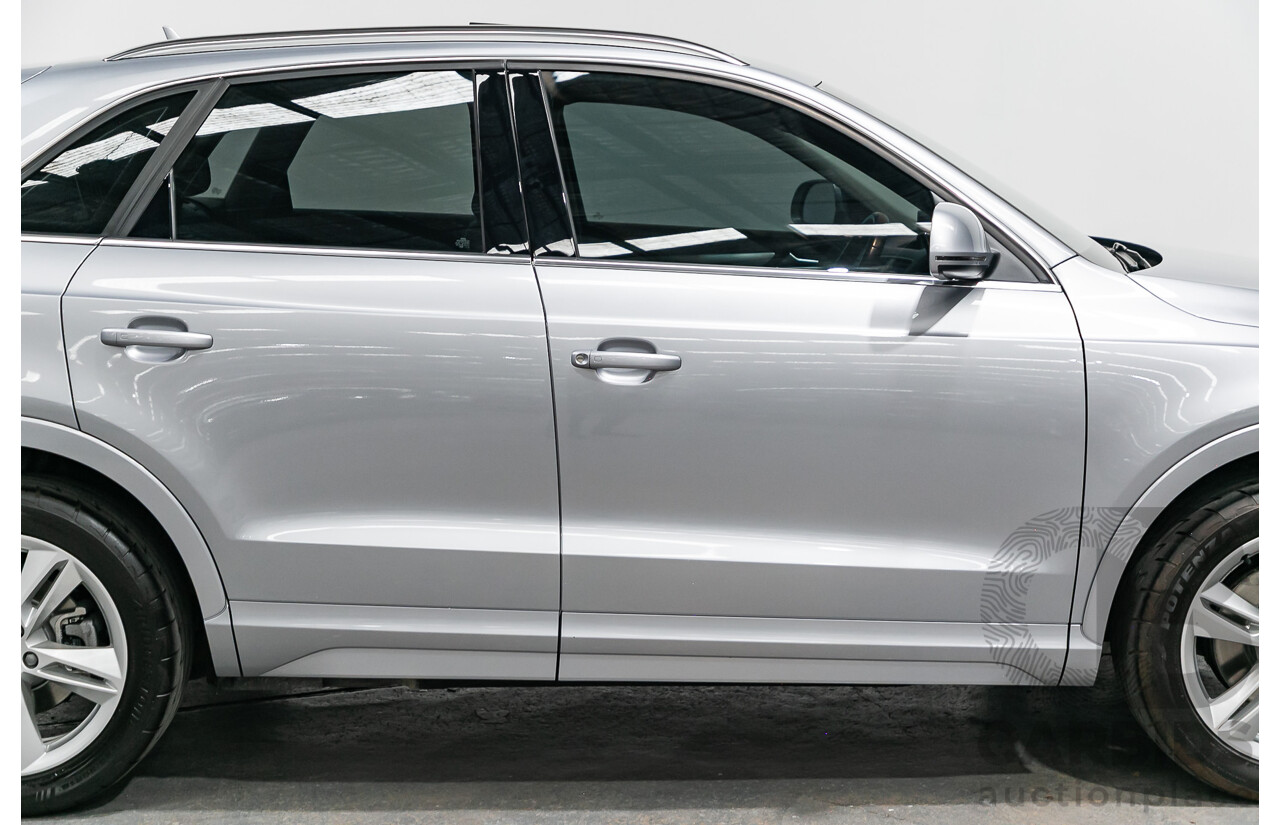 5/2015 Audi Q3 2.0 TFSI SPORT QUATTRO (132kW) AWD 8U MY16 4D Wagon Florett Silver Metallic Turbo 2.0L