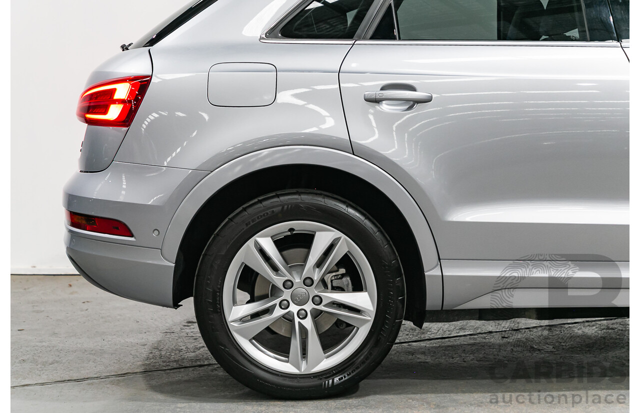 5/2015 Audi Q3 2.0 TFSI SPORT QUATTRO (132kW) AWD 8U MY16 4D Wagon Florett Silver Metallic Turbo 2.0L