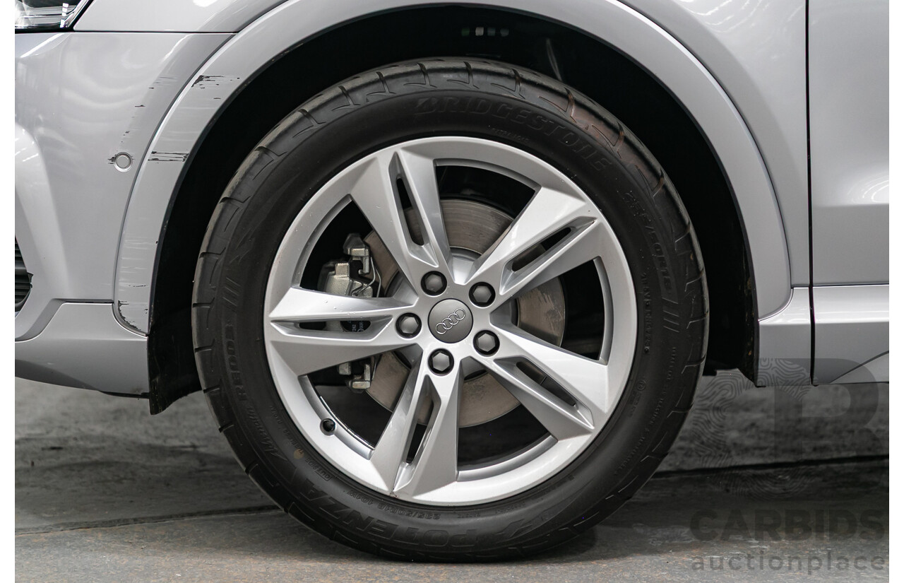 5/2015 Audi Q3 2.0 TFSI SPORT QUATTRO (132kW) AWD 8U MY16 4D Wagon Florett Silver Metallic Turbo 2.0L