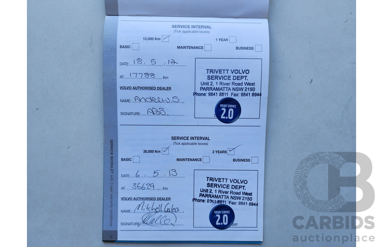 7/2011 Volvo S60 T6 F 4d Sedan Grey 3.0L