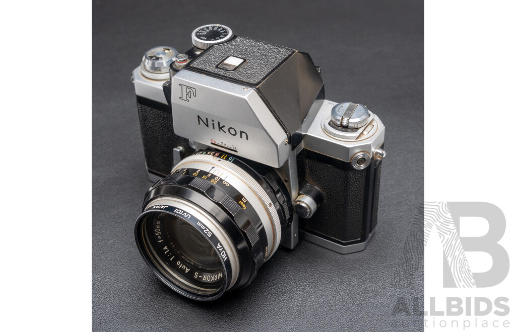Nikon F Camera with 50mm F/1.4 Lens, Nikon 20mm F/3.5 Lens, Nikon 70–210mm F/4–5.6 Lens, Nikon 500mm F/8 Mirror Lens and Nikon CoolScan IV Digital Scanner