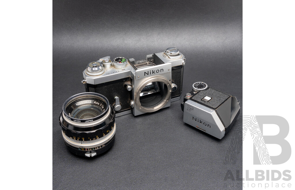 Nikon F Camera with 50mm F/1.4 Lens, Nikon 20mm F/3.5 Lens, Nikon 70–210mm F/4–5.6 Lens, Nikon 500mm F/8 Mirror Lens and Nikon CoolScan IV Digital Scanner