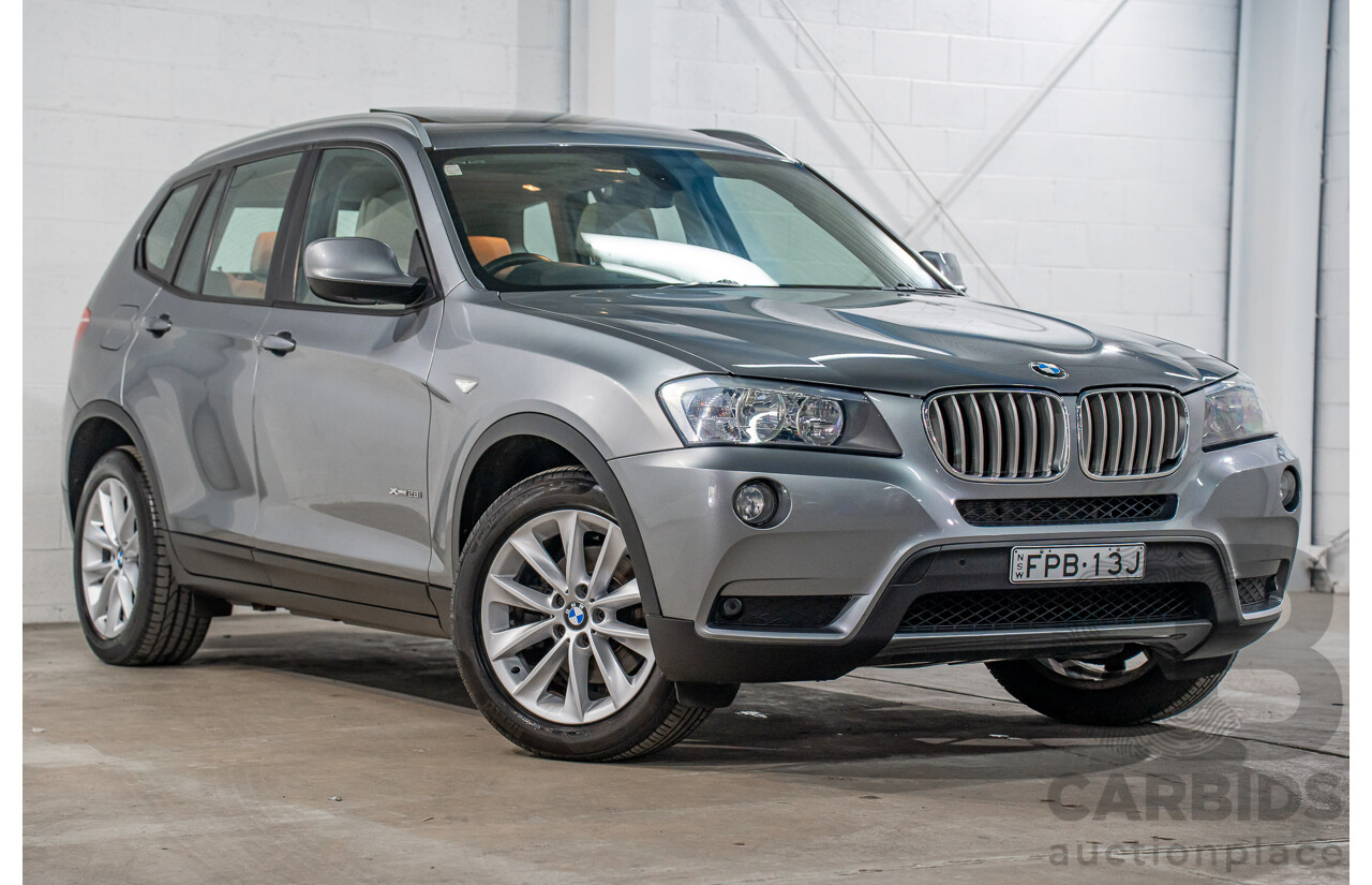 9/2011 BMW X3 xDrive 28i F25 4d Wagon Space Grey Metallic 3.0L