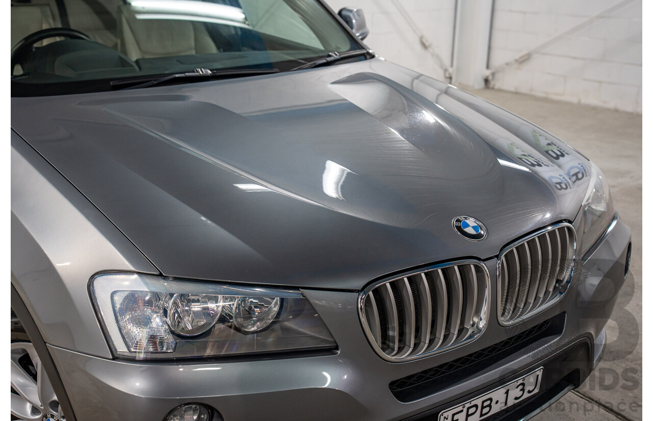 9/2011 BMW X3 xDrive 28i F25 4d Wagon Space Grey Metallic 3.0L