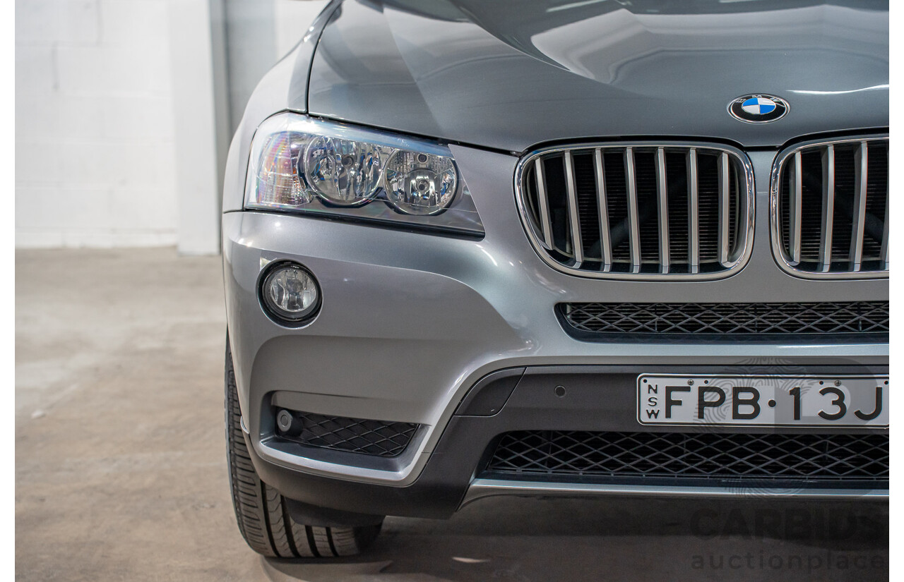 9/2011 BMW X3 xDrive 28i F25 4d Wagon Space Grey Metallic 3.0L