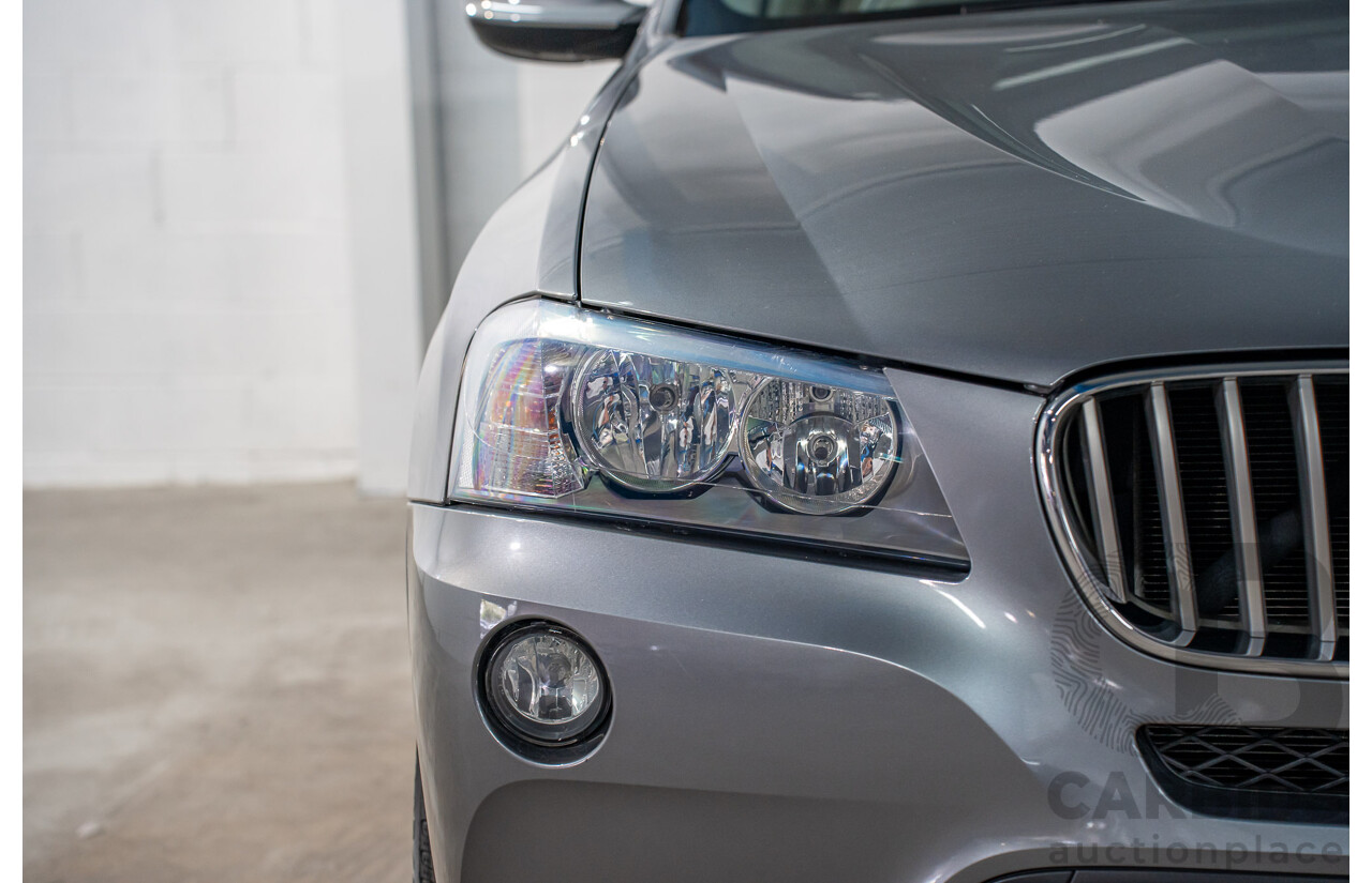 9/2011 BMW X3 xDrive 28i F25 4d Wagon Space Grey Metallic 3.0L