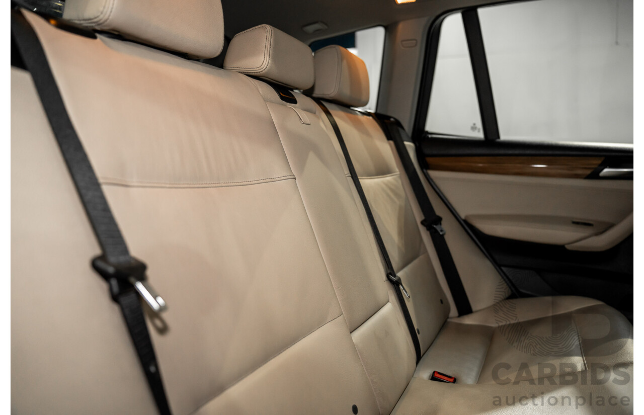 9/2011 BMW X3 xDrive 28i F25 4d Wagon Space Grey Metallic 3.0L