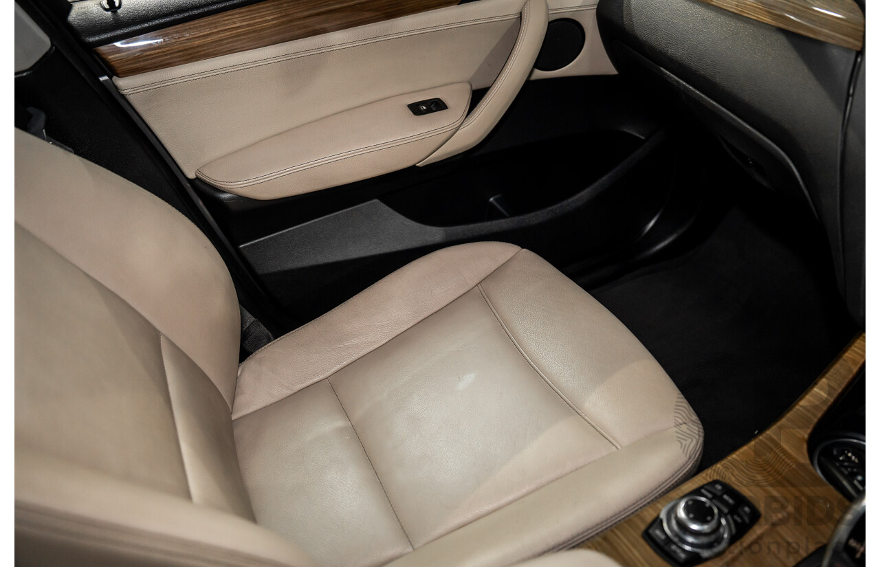 9/2011 BMW X3 xDrive 28i F25 4d Wagon Space Grey Metallic 3.0L