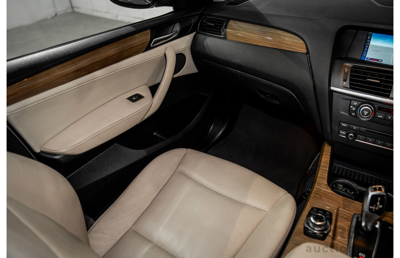 9/2011 BMW X3 xDrive 28i F25 4d Wagon Space Grey Metallic 3.0L