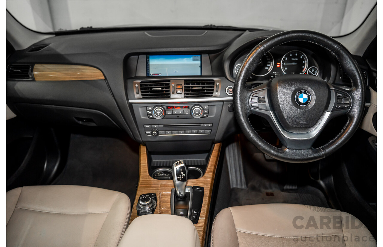 9/2011 BMW X3 xDrive 28i F25 4d Wagon Space Grey Metallic 3.0L