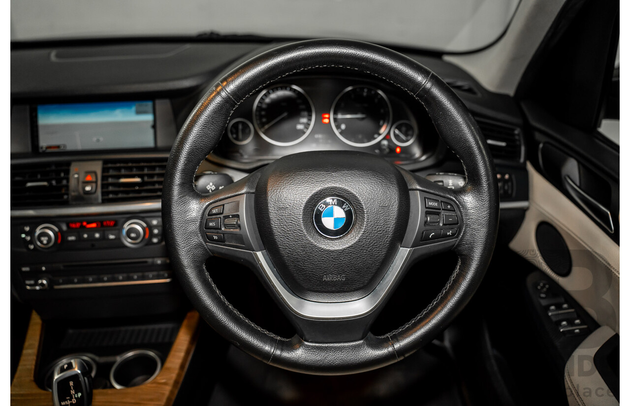 9/2011 BMW X3 xDrive 28i F25 4d Wagon Space Grey Metallic 3.0L