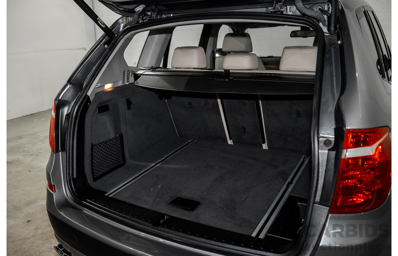 9/2011 BMW X3 xDrive 28i F25 4d Wagon Space Grey Metallic 3.0L