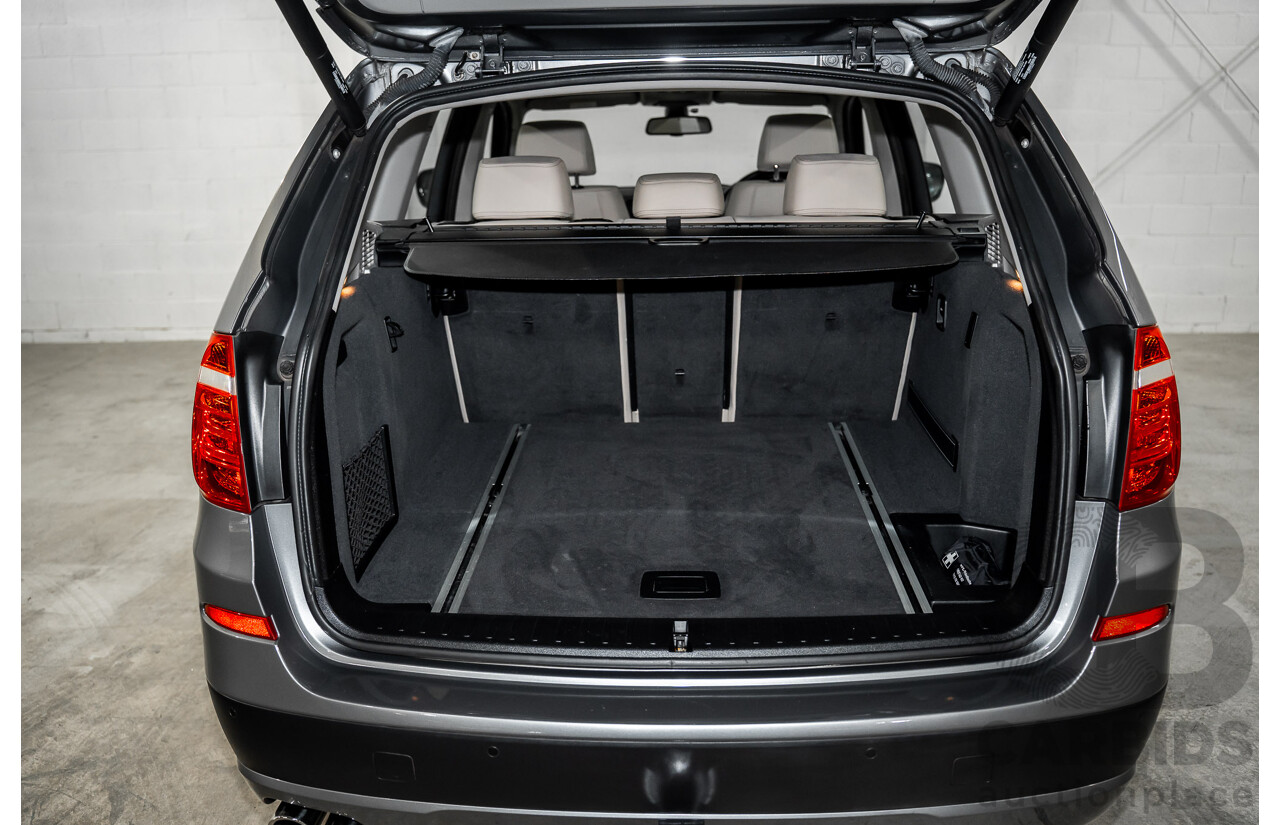 9/2011 BMW X3 xDrive 28i F25 4d Wagon Space Grey Metallic 3.0L