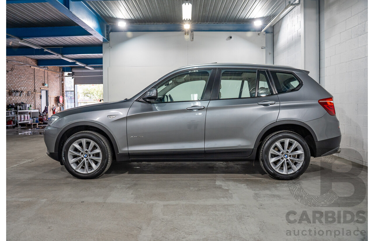 9/2011 BMW X3 xDrive 28i F25 4d Wagon Space Grey Metallic 3.0L