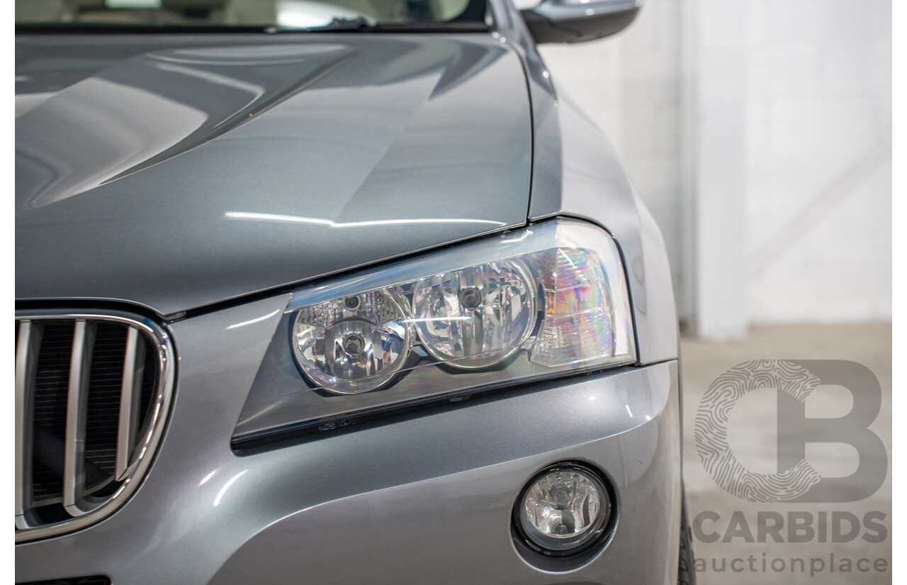 9/2011 BMW X3 xDrive 28i F25 4d Wagon Space Grey Metallic 3.0L