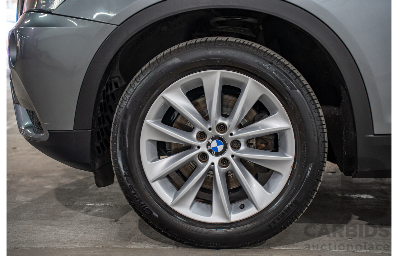 9/2011 BMW X3 xDrive 28i F25 4d Wagon Space Grey Metallic 3.0L