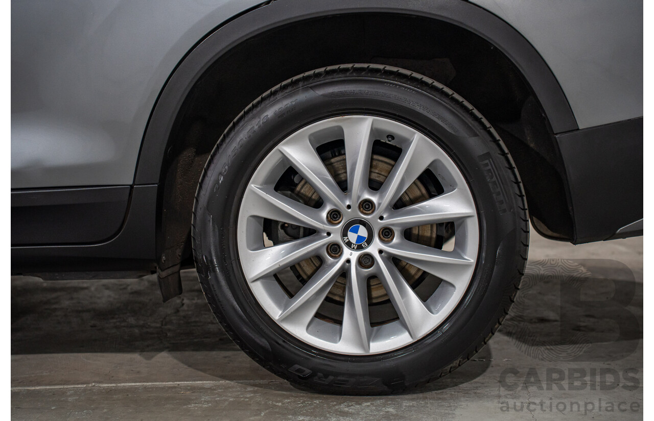 9/2011 BMW X3 xDrive 28i F25 4d Wagon Space Grey Metallic 3.0L