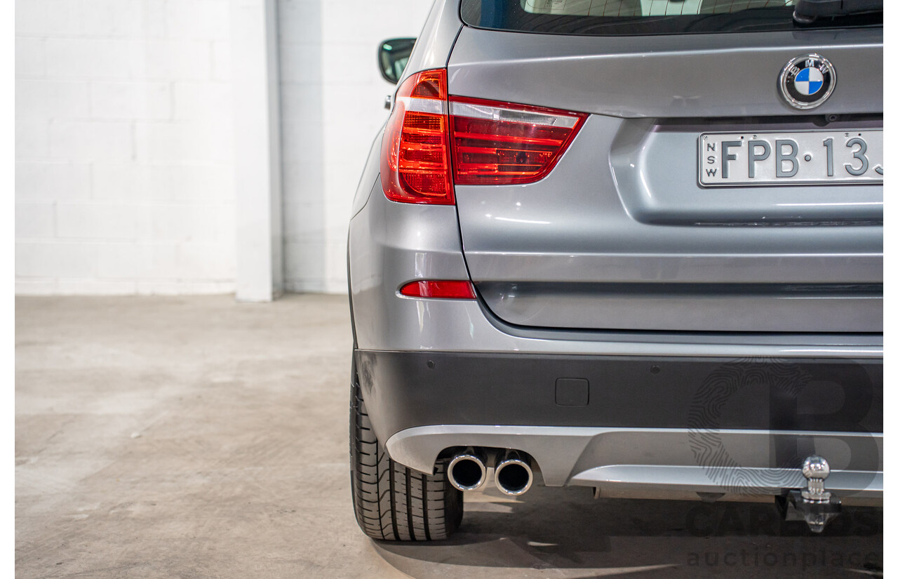 9/2011 BMW X3 xDrive 28i F25 4d Wagon Space Grey Metallic 3.0L
