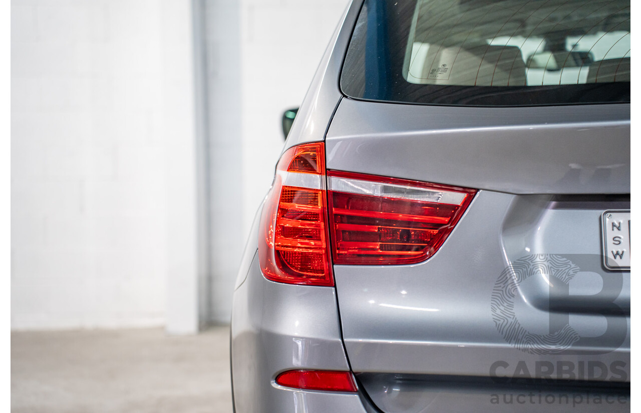 9/2011 BMW X3 xDrive 28i F25 4d Wagon Space Grey Metallic 3.0L