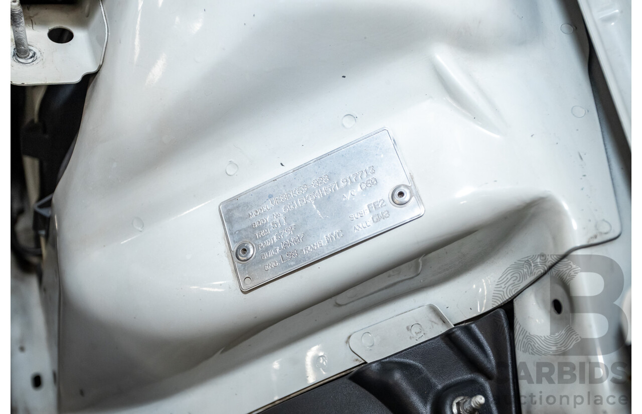 1/2007 Holden Commodore SS VE 4D Sedan Heron White 6.0L - V8