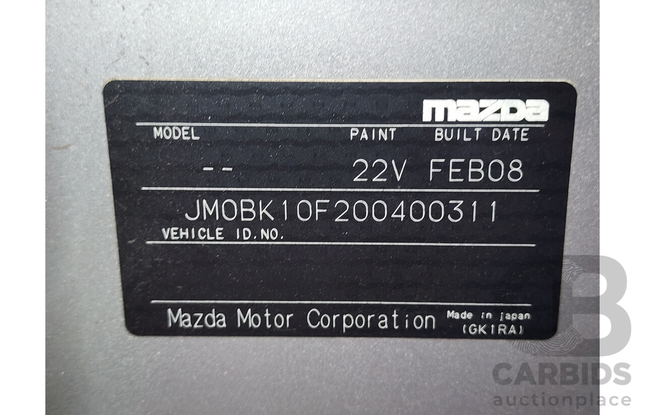 2/2008 Mazda Mazda3 NEO Sport BK MY08 4d Sedan Silver 2.0L