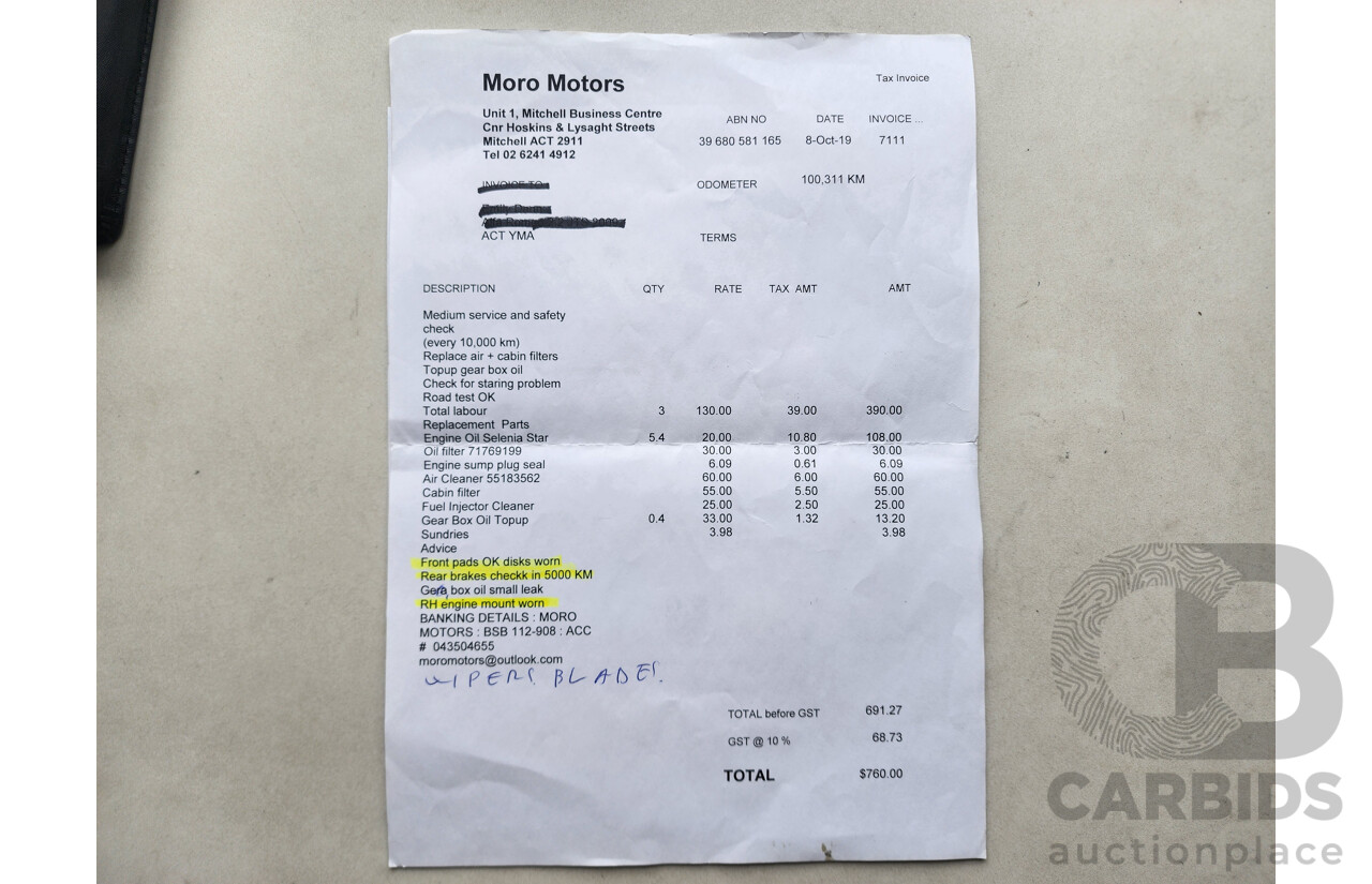 5/2010 Alfa Romeo 159 2.2 JTS MY09 4d Sedan Black 2.2L