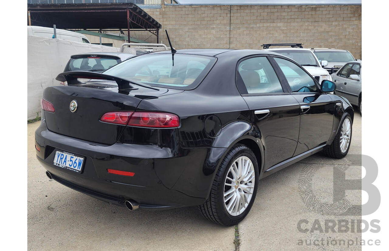 5/2010 Alfa Romeo 159 2.2 JTS MY09 4d Sedan Black 2.2L