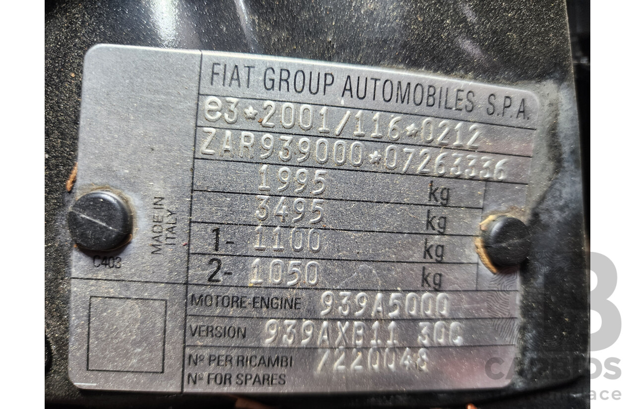 5/2010 Alfa Romeo 159 2.2 JTS MY09 4d Sedan Black 2.2L