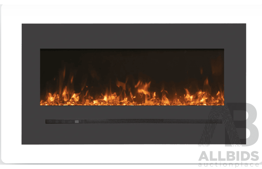 Amantii 26'' Linear Electric Fireplace (WM-FML-26-3223-STL) - ORP$1979