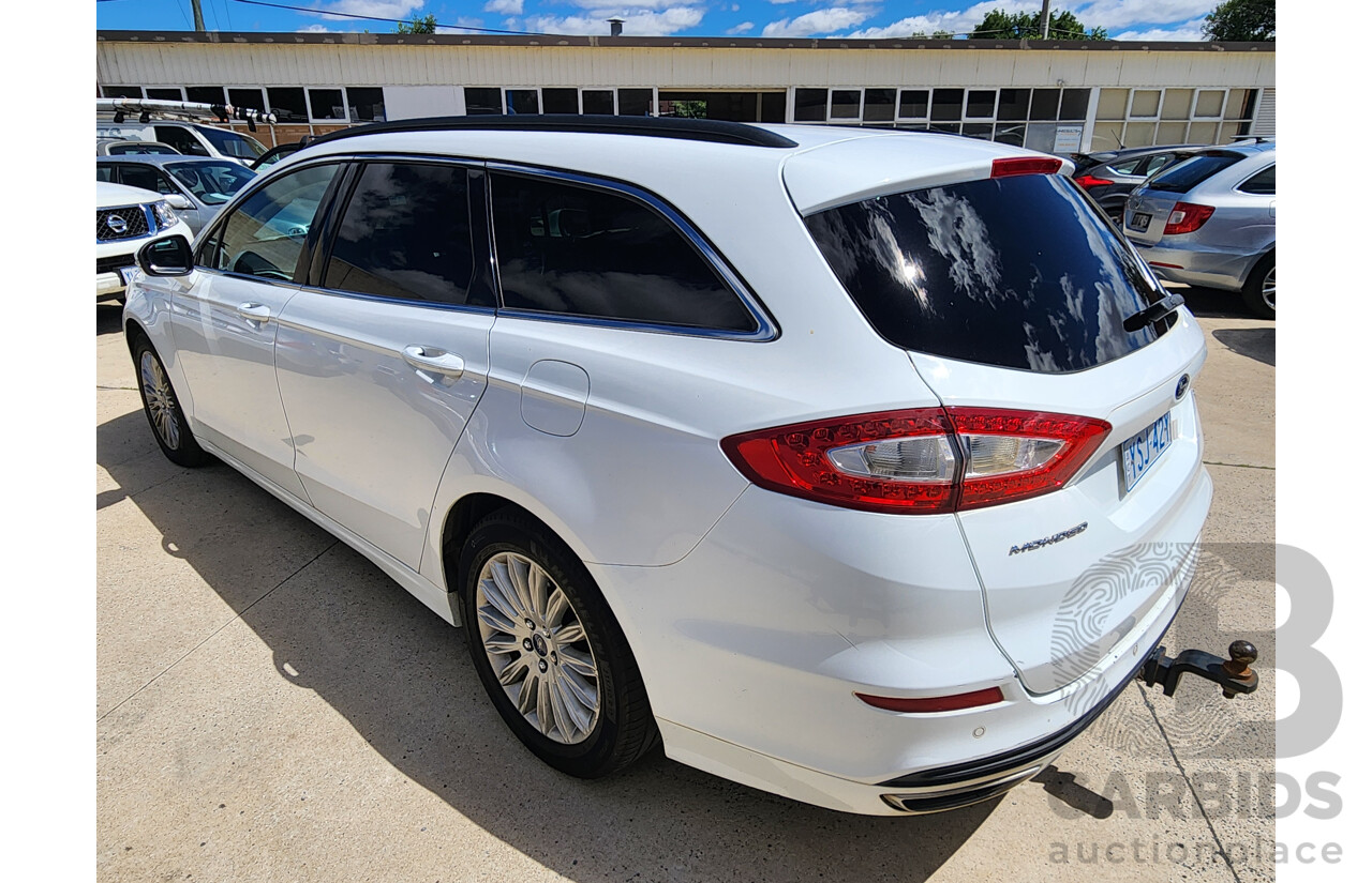 1/2017 Ford Mondeo Trend TDCi MD 4d Wagon White 2.0L