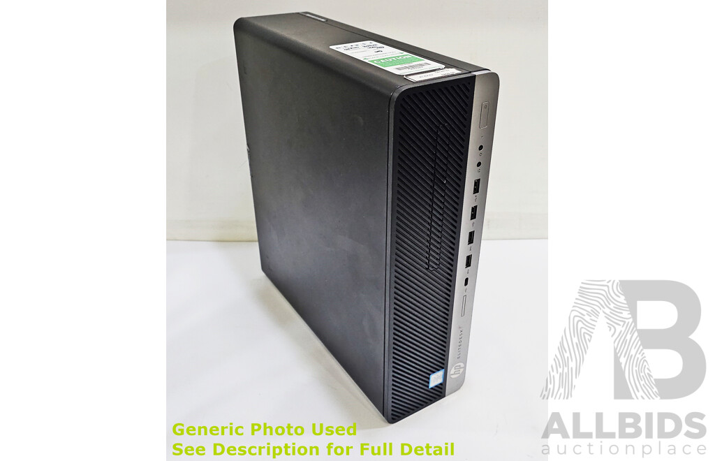 HP EliteDesk 800 G3 SFF Intel Core I7 (7700) 3.60GHz-4.20GHz 4-Core CPU Desktop Computer