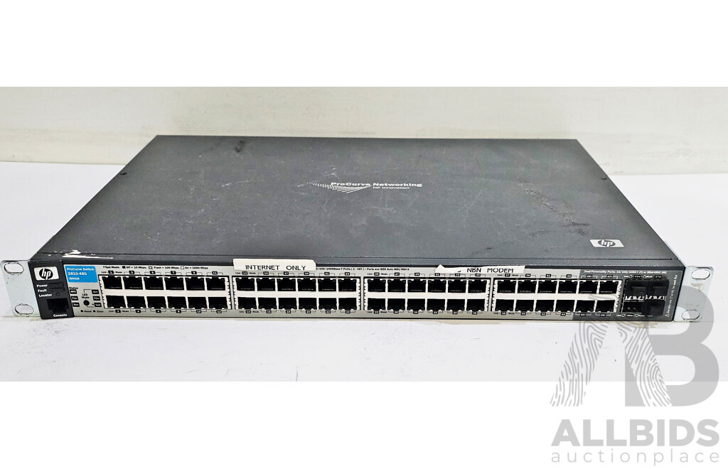 HP ProCurve (J9022A) 2810-48G 48-Port Gigabit Ethernet Switch