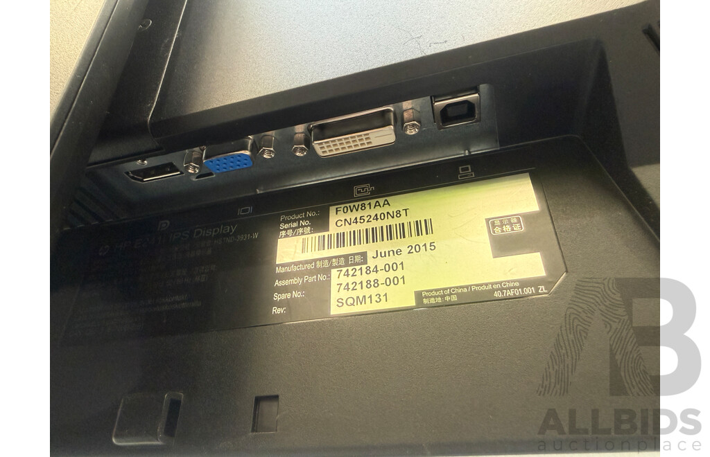 HP EliteDisplay (E241i) 24-Inch IPS (1920 X 1200) Widescreen LCD Monitor