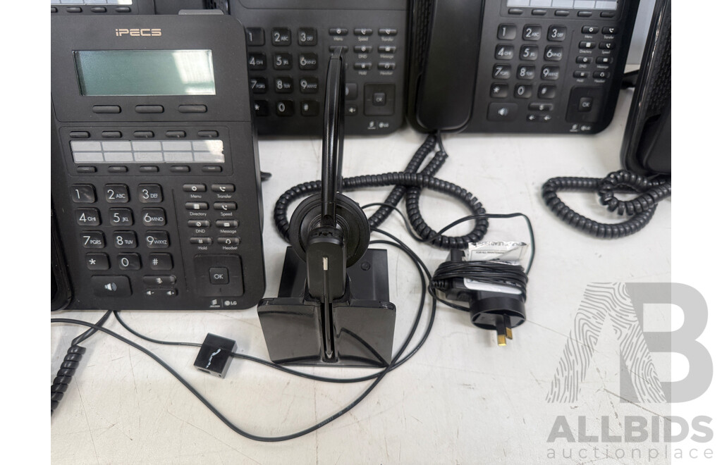 6x Ecrisson-LG IPECS 9200 Series Desktop Phones