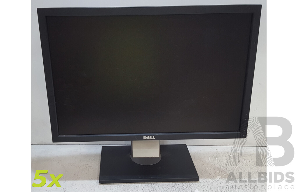Dell Professional (P2210f) 22-Inch Widescreen LCD Monitor - Lot of Five