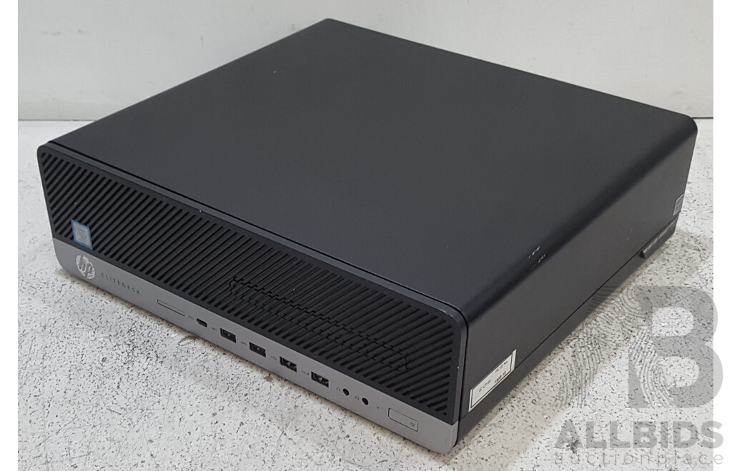 HP EliteDesk 800 G4 SFF Intel Core i7 (8700) 3.20GHz-4.60GHz 6-Core CPU Desktop Computer