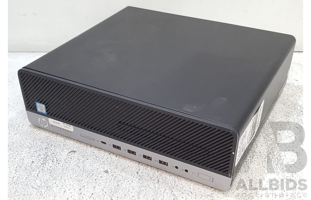 HP EliteDesk 800 G4 SFF Intel Core i7 (8700) 3.20GHz-4.60GHz 6-Core CPU Desktop Computer w/ NVIDIA Quadro P620
