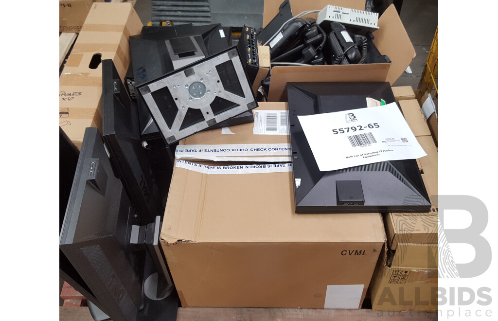Bulk Lot of Assorted IT/Office Equipment